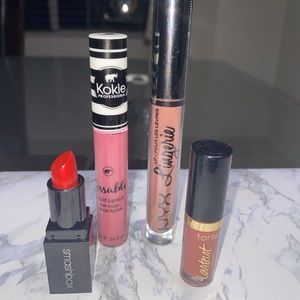 Nude & Red Lip Bundle Tarte Lip Paint Smashbox NYX